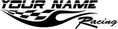 4 Personalized “Your Name” Racing Sticker, Decal NHRA NASCAR Color Choice