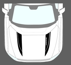 Fits BYD Shark Bonnet Decals Any Colour Utility 4X4 Stickers 2024-2025 07
