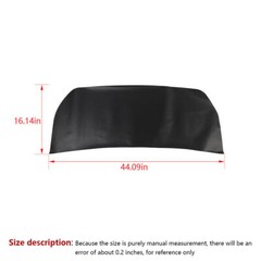 Car Front Engine Hood Sticker Decal Cover Trim For Ford Bronco 2021+ Black Parts