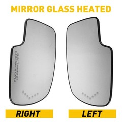 1/2Pair Side Heated Glass Mirror w/ Turn Left Signal & Right for Chevy GMC Cadil