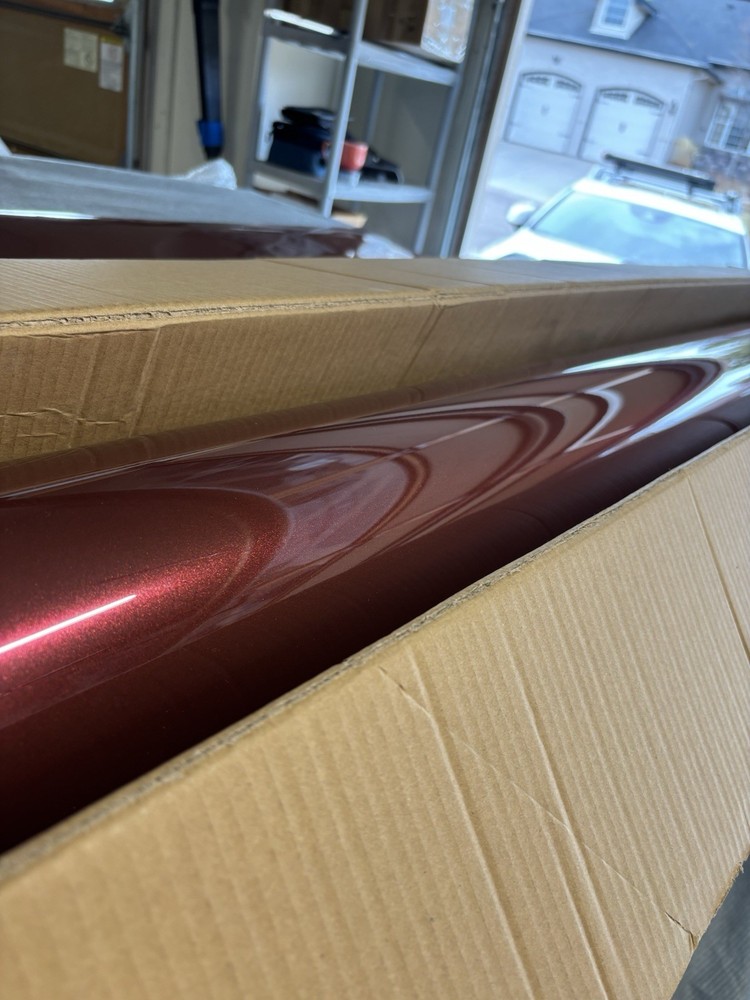 Vinyl Frog Self-Adhesive Glossy Metallic Cherry Red Vinyl Wrap 80%+ Full Roll