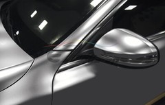 Anodized Chrome Silver Car Vinyl Wrap Sticker Decal Matte Metallic Sheet Film