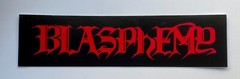 Blashpemy Sticker Vinyl Decal Car Bumper Punk Rock 1.75″ X 7″ (558)