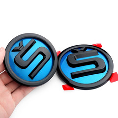 2026 Hot for SKODA ABS 80/90/100Mm Car Front Hood Badge Bonnet Emblem Trunk Stic