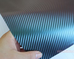 12″ x 60″ Car Wrap 3D Chameleon Carbon Fiber Vinyl Sticker Strips Green Purple