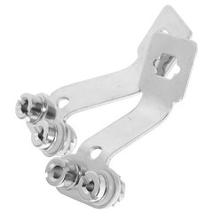 2 Pcs Stainless Steel Fencing Foil Hanger Wall Mount For Storage
