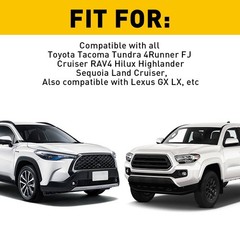 4Pcs Classic Retro Style Tri-Color Stripe Decal Sticker For Toyota Tacoma Tundra