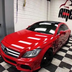 High Gloss Glossy Red Vinyl Film Wrap Sticker Decal DIY Bubble Free Air Release