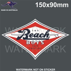 THE BEACH BOYS STICKER SURF SURFING STICKERS ROCK N ROLL