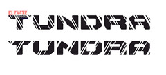 For Toyota Tundra Decals Slash Stripes Side Vinyl Graphics 3M Stickers 2007-2026
