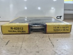 ProStripe R-62812 Gold & Black Metallic (3 Stripe) 1/2” X 150’
