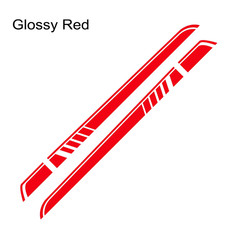 2pcs Car Stickers Universal Vinyl Stripes Graphics Sporty 270x16cm