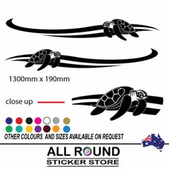 Stripes with turtle for boat, caravan , Ute , car , vehicle , trailer, motorhome