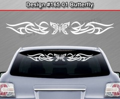 165-01 BUTTERFLY Decal Sticker Windshield Window Vinyl Graphic Banner Butterfly