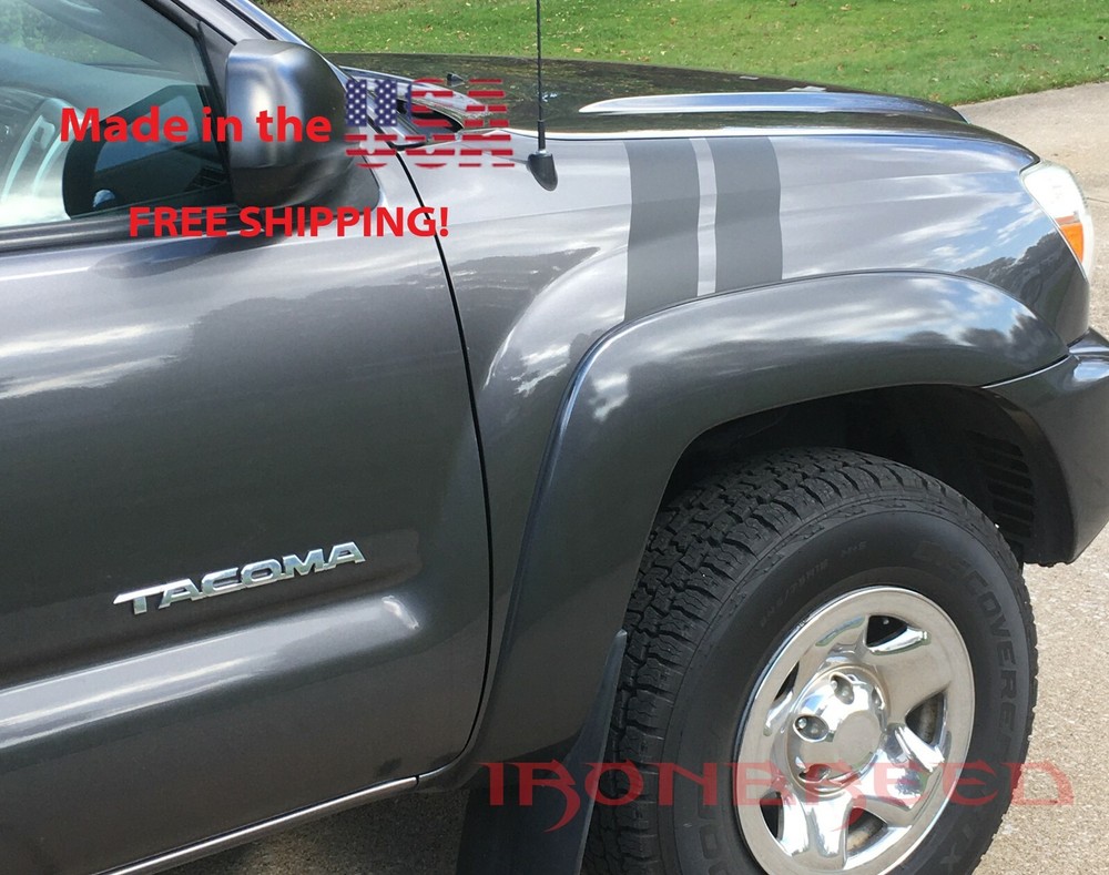 Fender Rally Stripes Hash Marks Fits: Toyota Tacoma Tundra Racing Decal Sticker