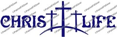 Christ Life,Religion,Christian,Faith,One Nation Under God,Sticker,Vinyl Decals
