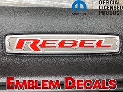 RAM 1500 REBEL Dash Emblem Decals 2019 2020 2021 2022 2023 2024
