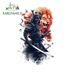 EARLFAMILY 5.1″ samurai Car Sticker VAN Storage Flask Artistic Windshield Decal