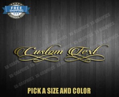 Custom TATTOO Windshield Decal Car Truck SUV Window Sticker Banner JDM Muscle #Q