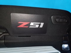 Z51 Sun Visor Label Blackouts Red and Silver for 2014-2019 Corvette C7 Stingray