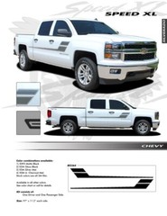 2000-2018 Chevy Silverado GMC Sierra Truck Vinyl Graphics Decals 3M Stripes Kit