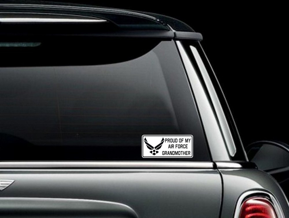 Proud of My Air Force Grandmother Vinyl Window Decal Bumper Sticker US Seller