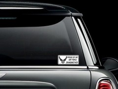 Proud of My Air Force Grandmother Vinyl Window Decal Bumper Sticker US Seller