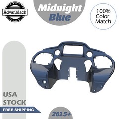 Advanblack Midnight Blue Inner Fairing Fits Harley Road Glide 2015up