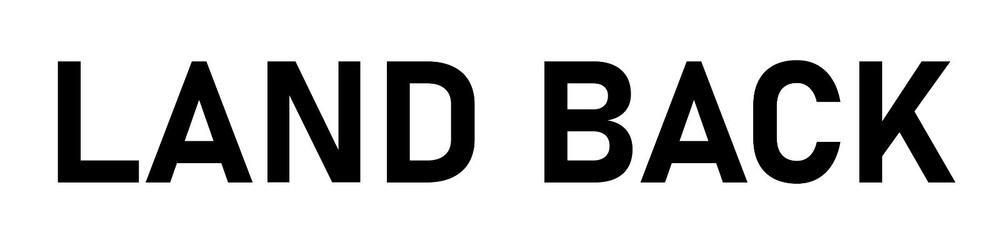 Land Back Bumper Sticker Decal | Waterproof | Fade Resistant Ink