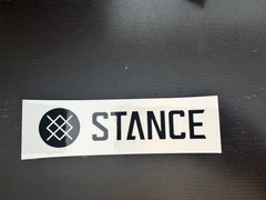 STANCE CLOTHING 6X1.75 STICKER SOCKS SWEATS PANTS TOPS OUTDOORS