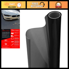 Matte Black Headlight & Tail Light Window Tint Film – 16″x60″ 2-Roll Pack