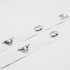 1PCRear Trunk Lid 3D Letter Badge Nameplate Emblem Sport For Volvo Gloss Chrome