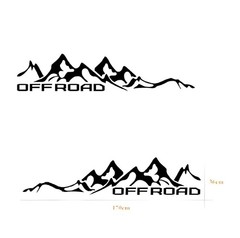 Fit For Ford Kuga Escape Graphics Mountain Sticker Car Side Door Decals Vinyl