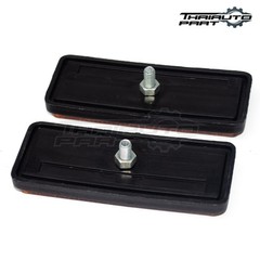 For Front Fork Leg Reflector Amber Side Marker Rectangle Reflective Bolt On 2x