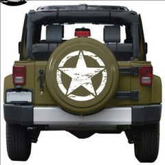 20″ Distressed Military Army Star Sticker Decal for Car Truck SUV Hood Door USA