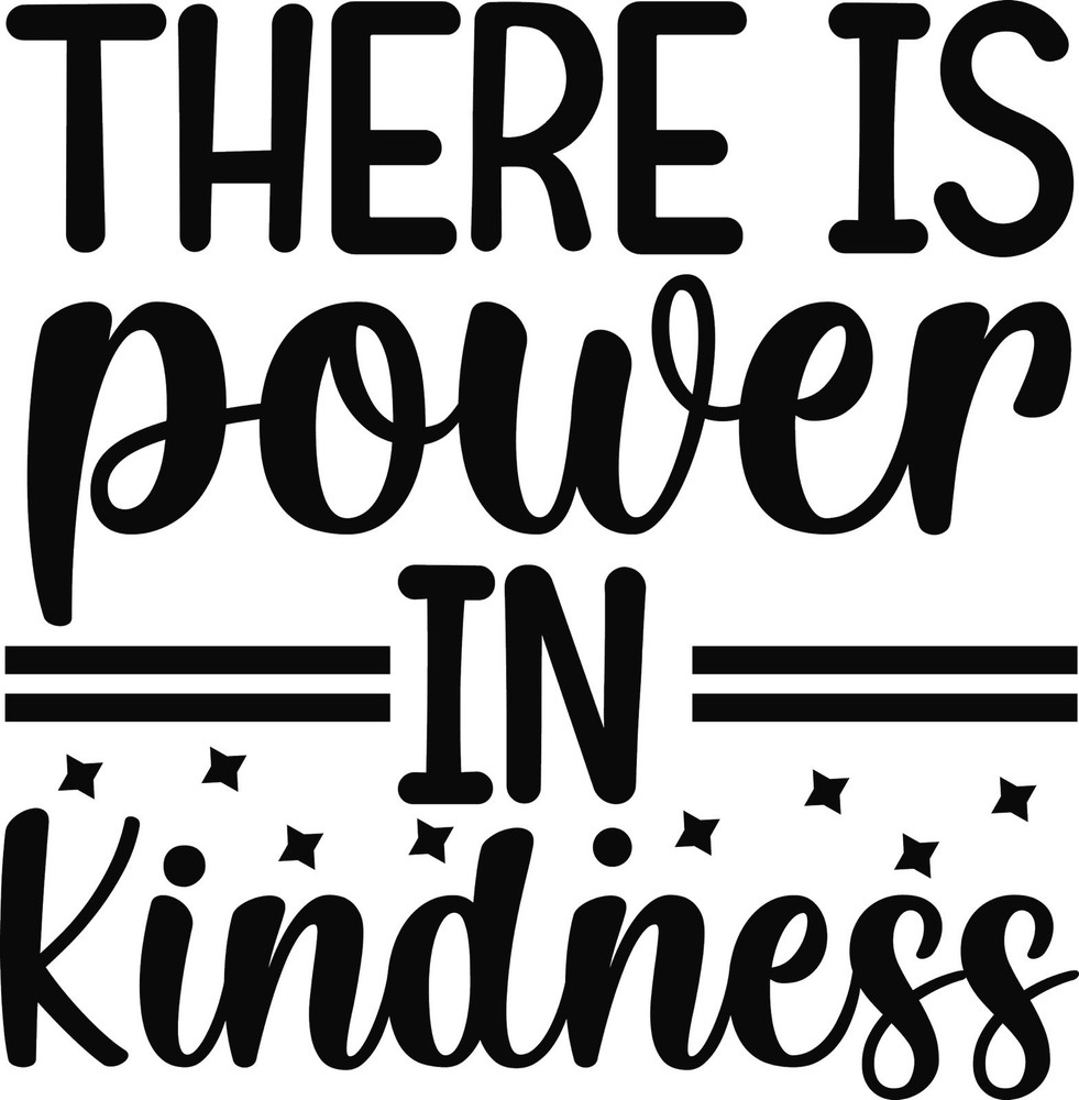 Positivity Quote Sticker (3 Inch) There Is Power In Kindness Inspirational !