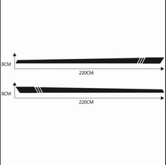 Waterproof Car Side Body Racing Long Stripe Vinyl Decals Graphics Decor Sticker