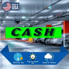12-Pack Green Vinyl Car Lot Advertising Stickers for Dealerships