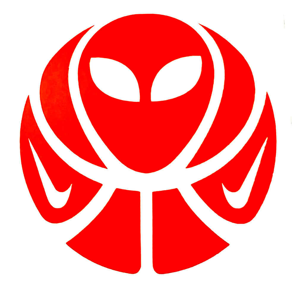 Wemby Alien Orange Vinyl Decal 4×4 Inches Transfer Sticker For Cars 2/22