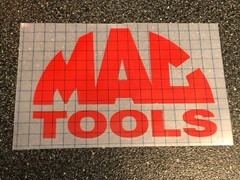 Mac Tools Logo Vinyl Sticker Decal 8″ 12″ 16″