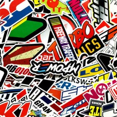 100PCS JDM Stickers Bomb Pack Car Motorcycle Racing Motocross Helmet Vinyl Decal