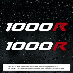 2pcs 1000R Decal Vinyl Stickers for Can Am Maverick