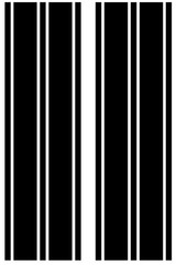 Universal 2″ Racing Dual Rally Hash Fender Stripe Set Vinyl Decal Stickers