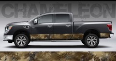 Camo “Chameleon Desert” Rocker Panel Graphic Decal Wrap Kit Truck SUV – 2 Sizes