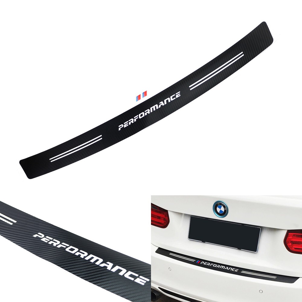 40″ Carbon Fiber Trunk Sill Scratch Protector Vinyl Decal For BMW X1 X2 X3 X4 X5