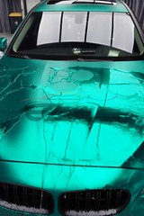 ESSMO PET Romance Chrome Teal Auto Car Vehicle Vinyl Wrap Decal Sticker Paint