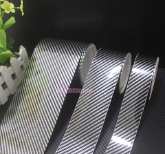 Multi-function 2D Glossy Texture Carbon Fiber Vinyl Tape Wrap Sticker 5 Color CF