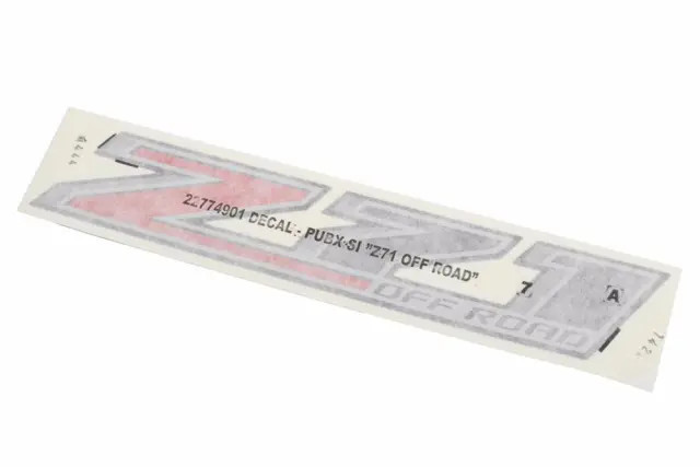 Genuine GM Pickup Box Side Z71 Offroad Decal 22774901