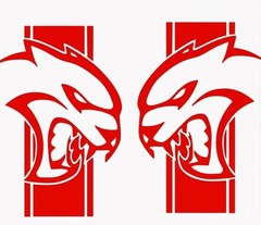 Side Decal Vinyl Graphic Sticker Dodge Ram Truck Quarter Panel Bed Set of 2