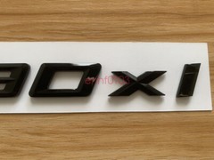 Gloss Black 3D ABS Letters Trunk 330xi Emblem Rear Badge for BMW 2017-2022 330xi